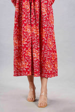 Crimson Bloom Sanganeri Dress image 5