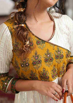 Malhar Mustard Yellow Angrakha image 2