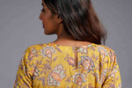 Mustard Floral Charm Top image 4