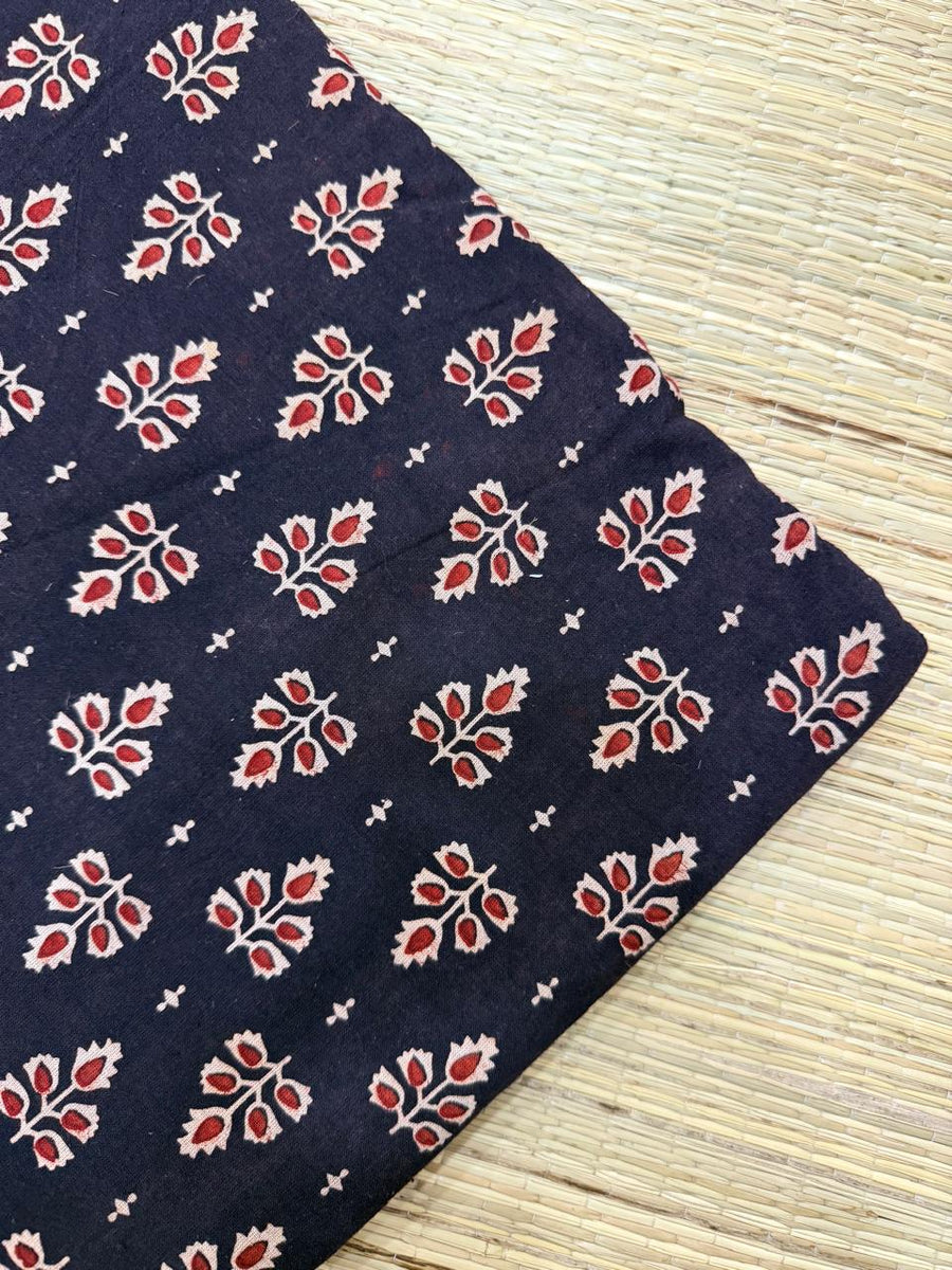 Ajrakh Veg Print Running Fabrics image 0