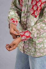 Sage Sanganeri Contrast Shirt image 2