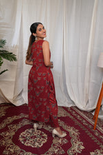 Ajrakh Madder Butterfly Co-Ord Set image 5