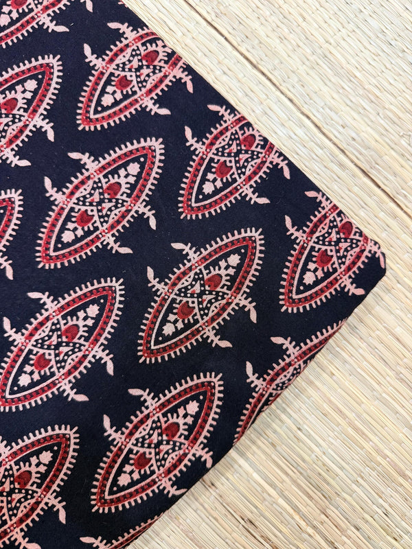 Ajrakh Veg Print Running Fabrics image 0
