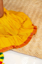 Surabhi Golden Yellow Mangalagiri Dress