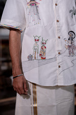 Cosmic Alien With Maveli Shirt