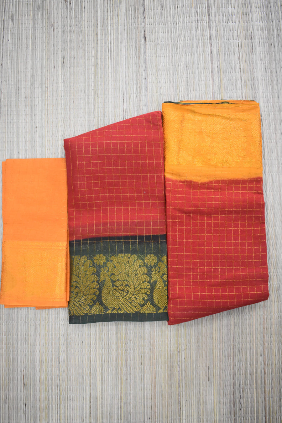Madurai Sungidi Ganga Jamuna Border Sarees