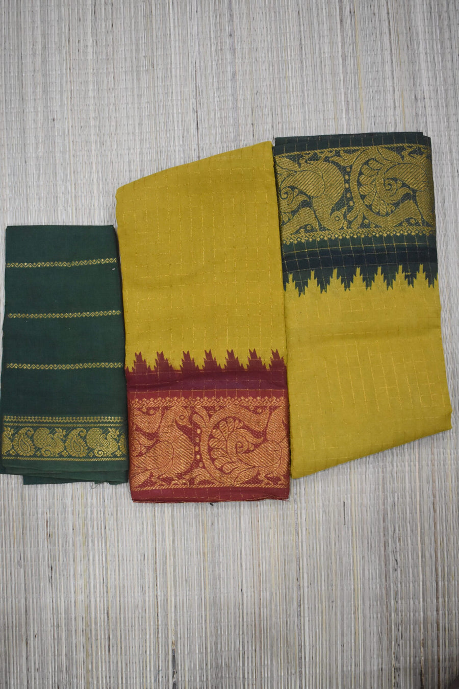 Madurai Sungidi Ganga Jamuna Border Sarees