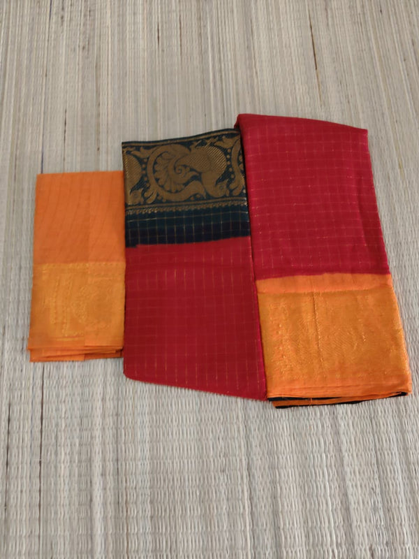 Madurai Sungidi Ganga Jamuna Border Sarees