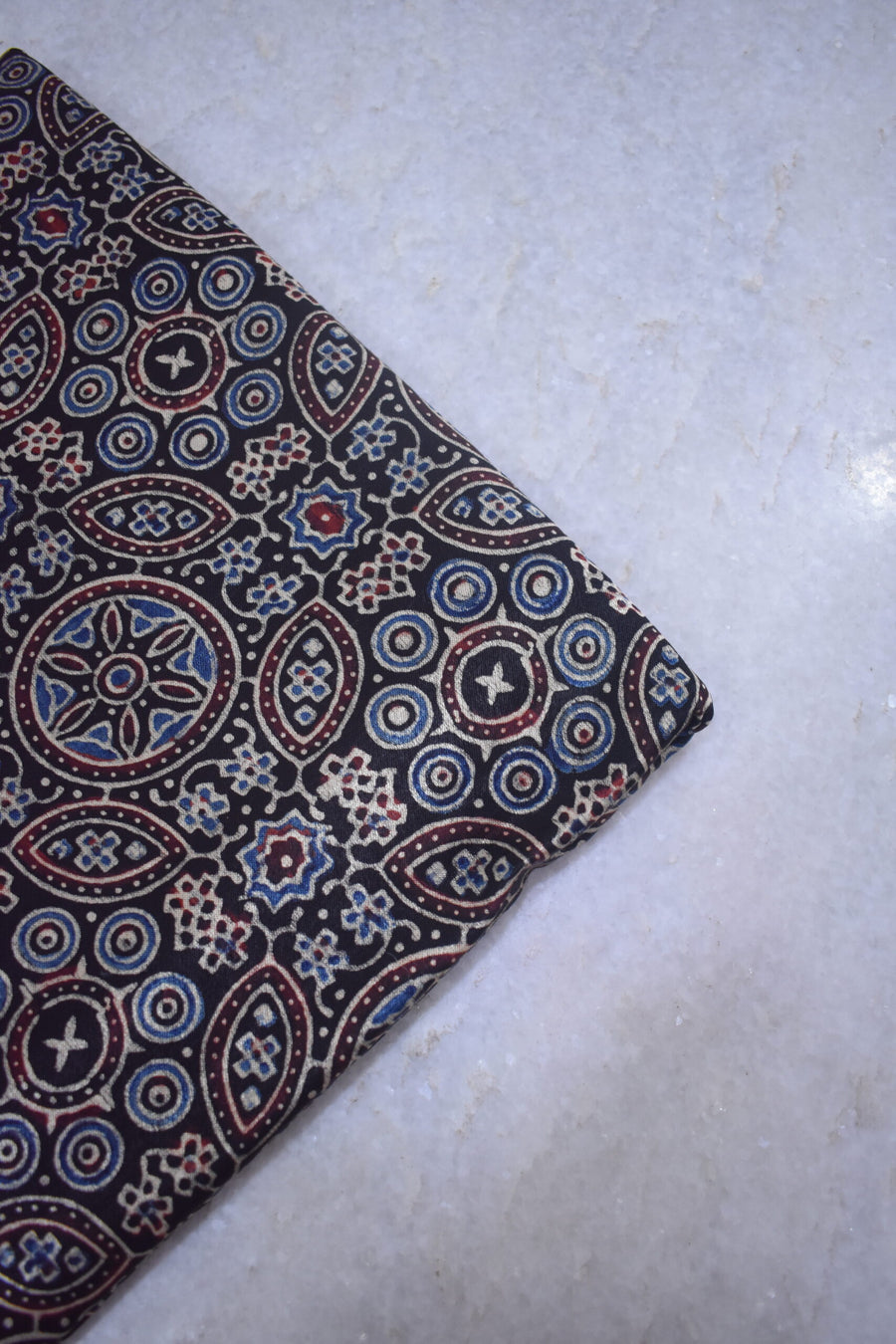 Ajrakh Mashru Silk Fabrics image 0