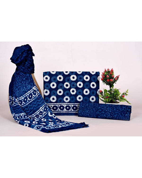 Mul Cotton Suit Sets With Shiffon Dupatta image 0