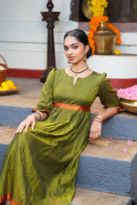 Kavya – Narayanpet Cotton Aline Dress image 5