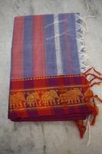 Narayanpet Jari Elephant Cotton Suit Set image 2