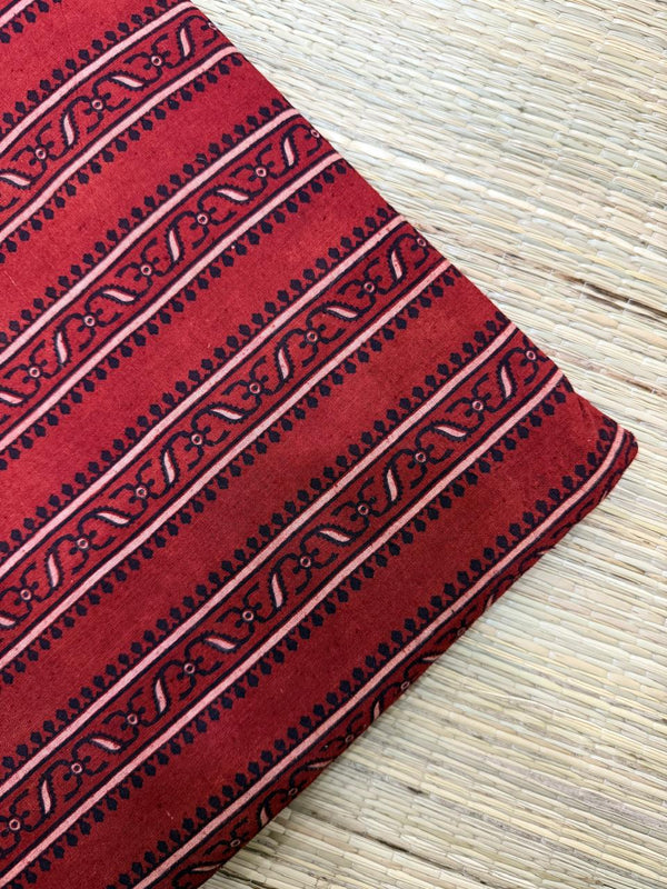 Ajrakh Veg Print Running Fabrics image 0