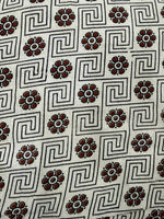 Ajrakh Veg Print Running Fabrics image 2