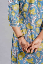 Blue Meadow Panelled Cotton Dress image 2