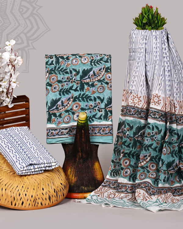 Mul Cotton Suit Sets With Cotton Dupatta image 0