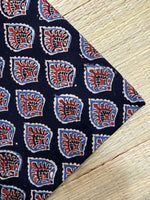 Ajrakh Blockprint Natural Running Fabrics image 0