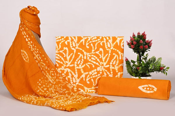 Mul Cotton Suit Sets With Shiffon Dupatta image 0