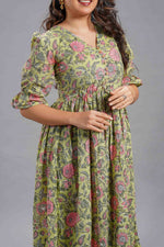 Olive Sanganeri Bloom Dress image 3