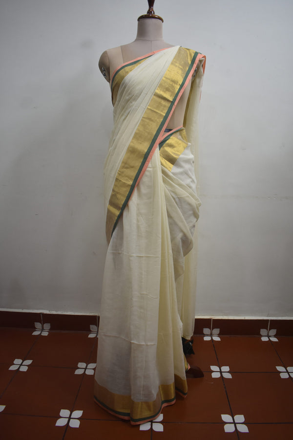 Mul Cotton Saree image 0