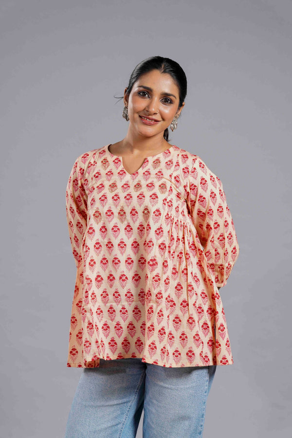 Blush Sanganeri Charm Top image 0