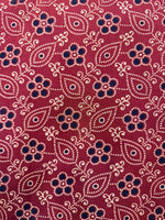 Ajrakh Veg Print Running Fabrics image 2