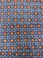 Ajrakh Blockprint Natural Running Fabrics image 2