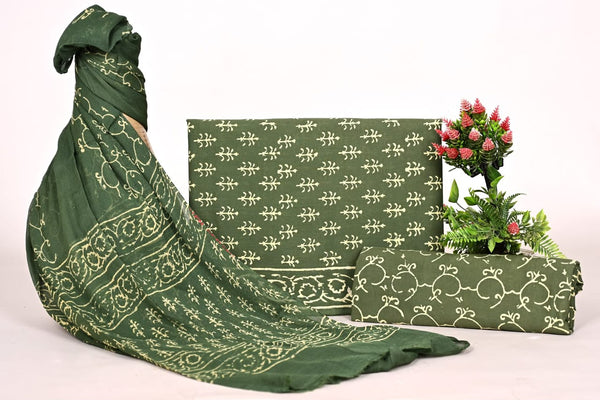 Mul Cotton Suit Sets With Shiffon Dupatta image 0