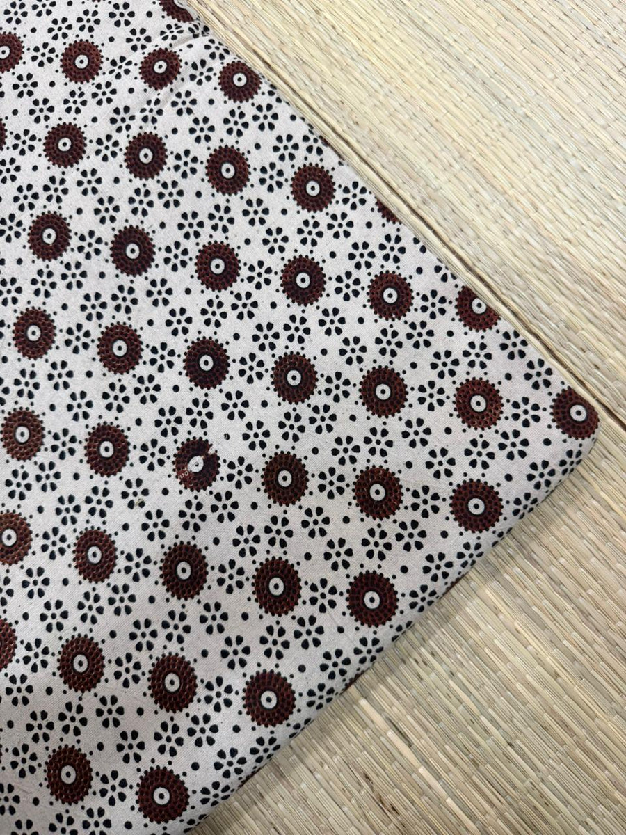 Ajrakh Veg Print Running Fabrics image 0