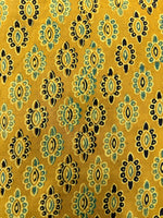 Ajrakh Blockprint Natural Running Fabrics image 2