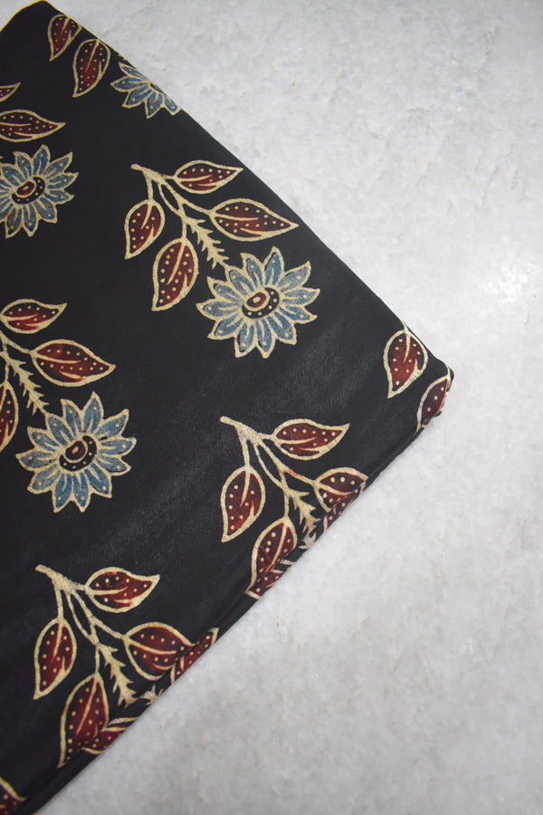 Ajrakh Mashru Silk Fabrics image 0