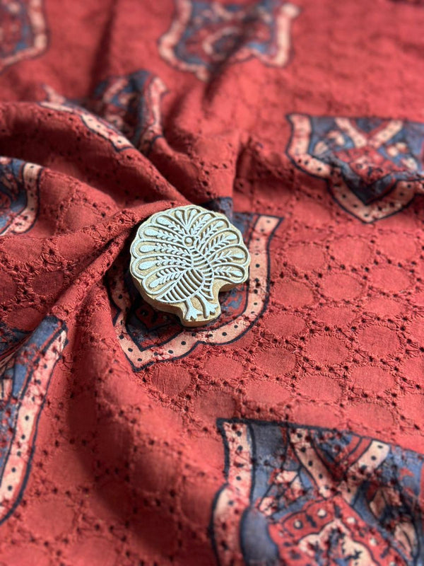 Ajrakh Hakoba Cotton Fabric image 0