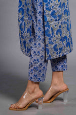 Indigo Bloom Sleeveless Kurta Set image 5