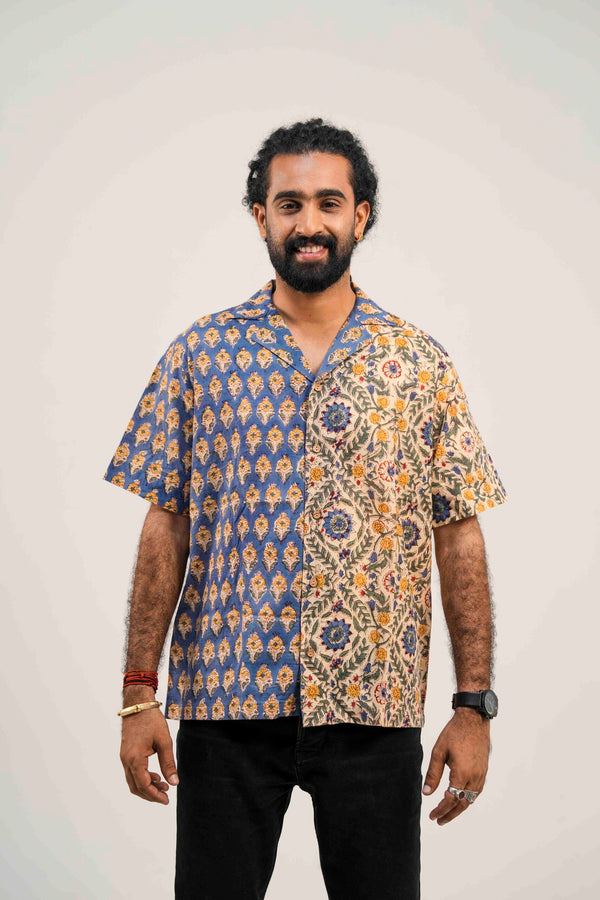 Azure Bloom Split Shirt image 0
