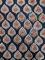 Ajrakh Blockprint Natural Running Fabrics image 2