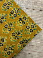 Ajrakh Blockprint Natural Running Fabrics image 0