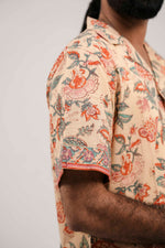 Peach Sanganeri Heritage Shirt image 2