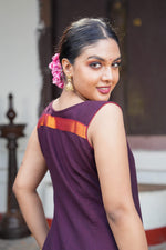 Anvika – Narayanpet Cotton A-Line Dress image 5