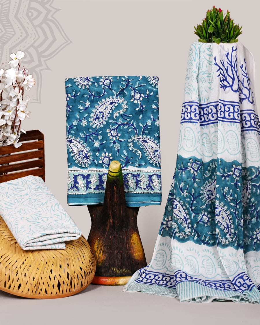 Mul Cotton  Suit Sets With Cotton Dupatta image 0