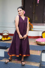 Anvika – Narayanpet Cotton A-Line Dress image 0