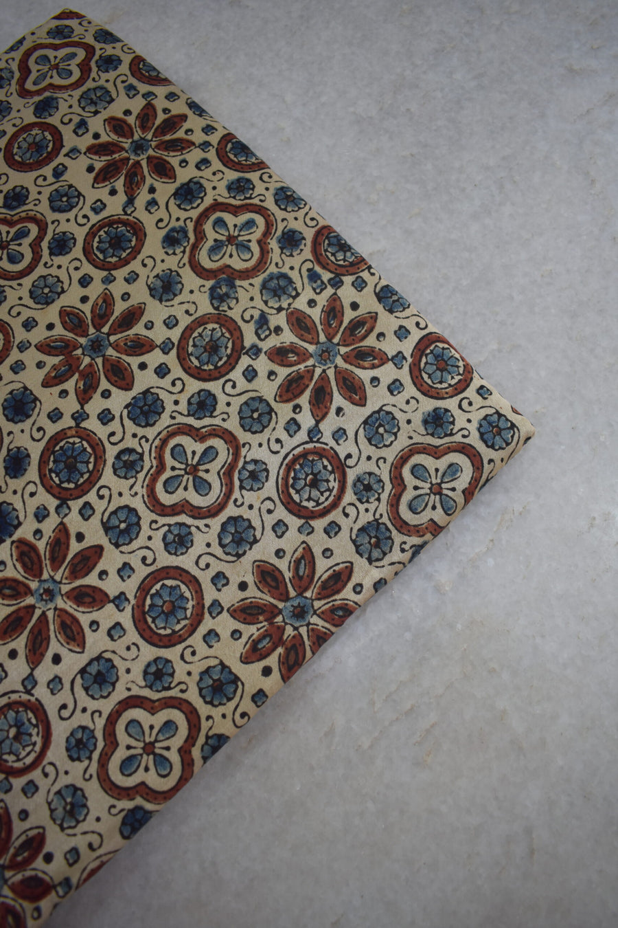 Ajrakh Mashru Silk Fabrics image 0