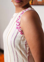 Kavya Embroidered Lurex Kurta Dress image 3