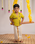 Adithya Mustard Mangalagiri Shirt