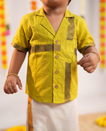 Adithya Mustard Mangalagiri Shirt